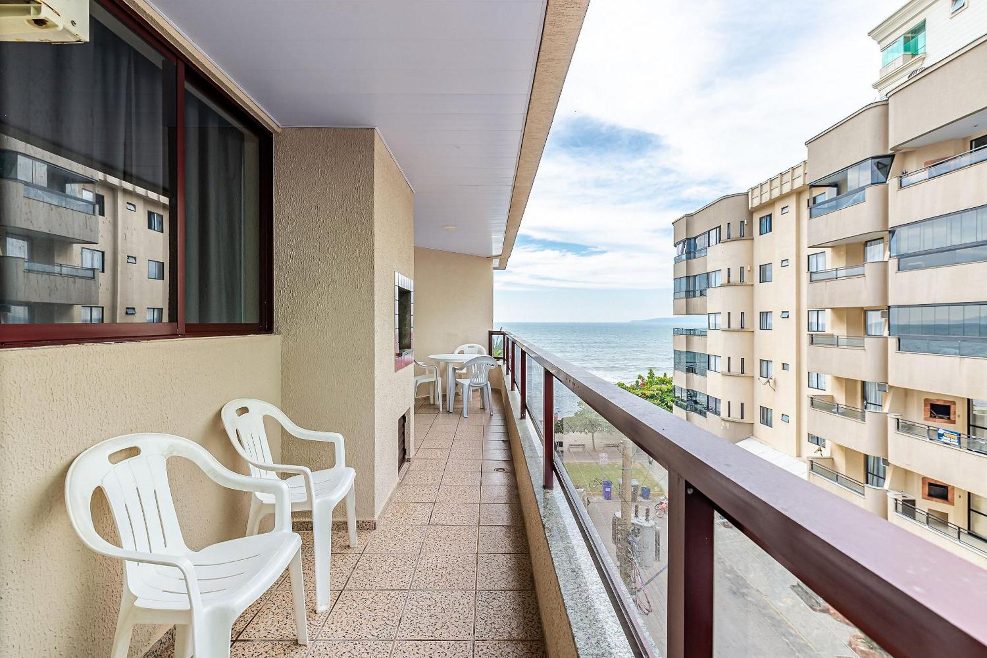 Apto Pe Na Areia Vista Mar Em Meia Praia Evb308 Itapema Exterior foto